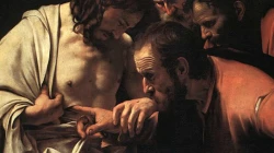 Der ungläubige Thomas von Caravaggio (Ausschnitt) / Wikimedia (CC0)
