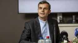 Pressekonferenz zur Vorstellung des neuen Erzbischofs von Brüssel, Luc Terlinden, am 22. Juni 2023 / HATIM KAGHAT/BELGA MAG/AFP via Getty Images