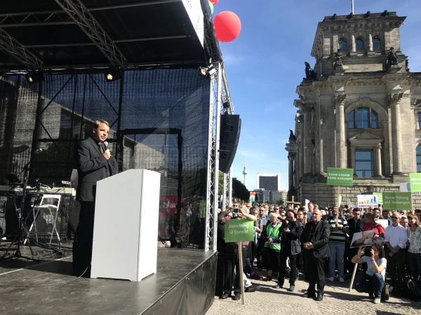 Zum ersten Mal war auch der Passauer Bischof Stefan Oster beim Marsch fürs Leben.