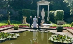 Papst Leo XIV. in Castel Gandolfo / Vatican Media