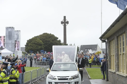 Papst Franziskus in Knock am 26. August 2018  / Vatican Media